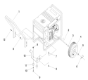 Page A Diagram and Parts List for 1001-0  Briggs and Stratton Generator